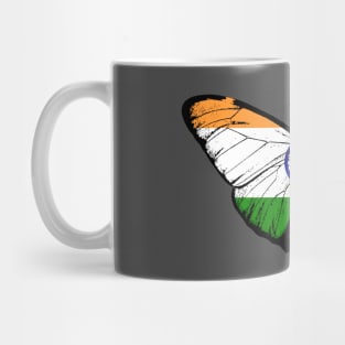 Vintage India Butterfly Moth | Pray For India and Stand with India Mug
